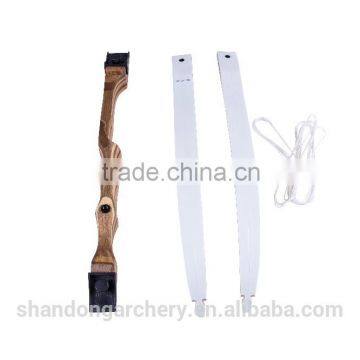 Youth Beginner Archery Wooden Takedown Recurve Bow for Shooting photo-2