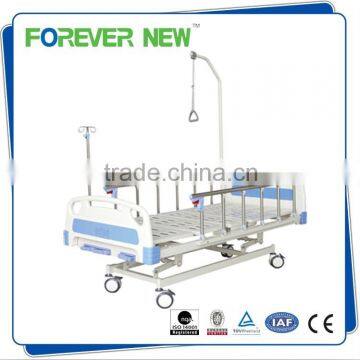 YXZ-C-003D Economic 3 Crank Manual Hospital Bed with traction device, 10 years No Complaint Manual Crank Bed