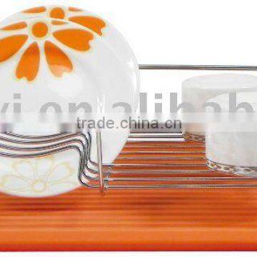 chrome plated kitchen metal dish rack