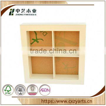 China Supplier Accept OEM rustic hinging high quality new unfinished wooden tray