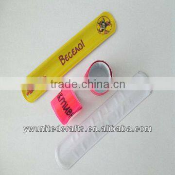 reflective pvc snap/slap band