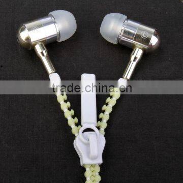 Hgih Quality Cheap Metal Zipper Earphone Earbuds for Iphone photo-5