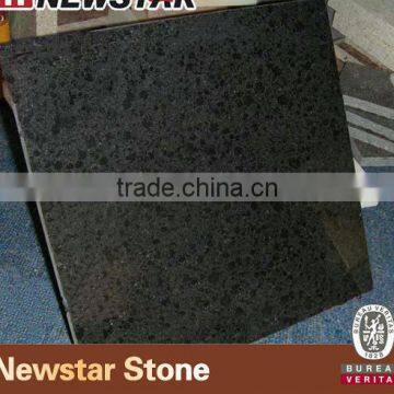 Factory cheap price china black granite floor tile