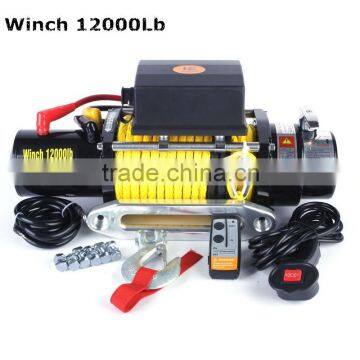 Camper Trailer off road camping products electric winch 12000Lb for recovery use