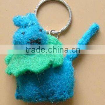 Felt Animal Design Key chain