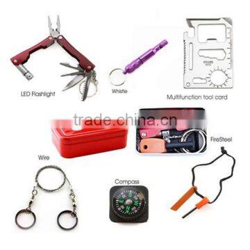Outdoor Travel Portable SOS Emergency Equipment Survival Emergency Kits photo-2