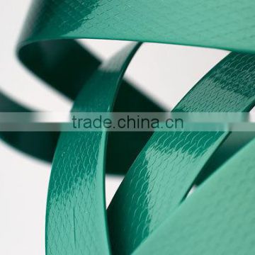 pet strapping band with width 12mm-32mm and with green color