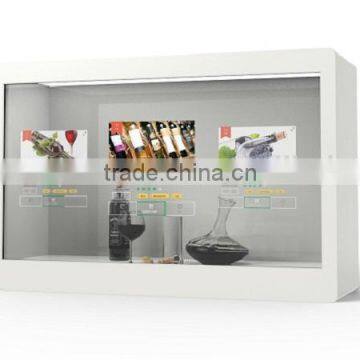 EKAA 21.5inch Transparent Lcd Showcase Box With Android System photo-4