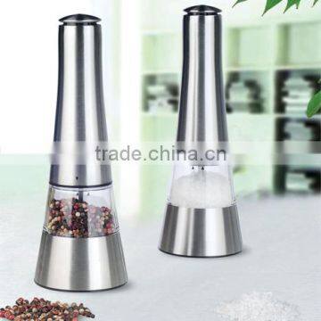 stainless steel electrical pepper mill