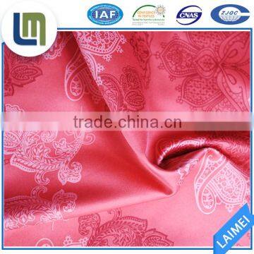 Wholesale fantastic comfortable polyester printed satin silk fabric