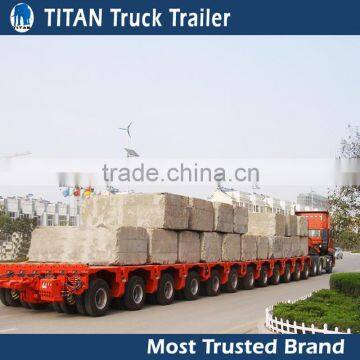 Multi axles hydraulic lift axle trailers for heavy equipment transportation