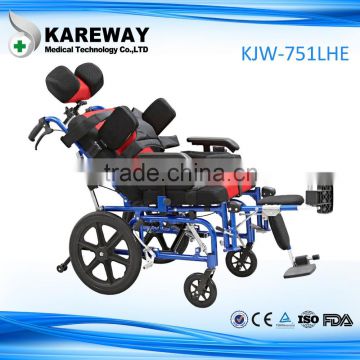 Kareway Folding hospital Wheelchair for disabled Made in China KJW-751LHE