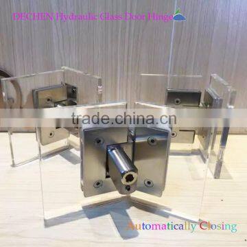 Smart Self Closing Shower Room Glass Door Connector Panels Wall to Glass Mount Glass Hinge /Clamp