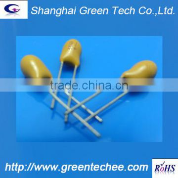 China electronics 475 tantalum dipped capacitor