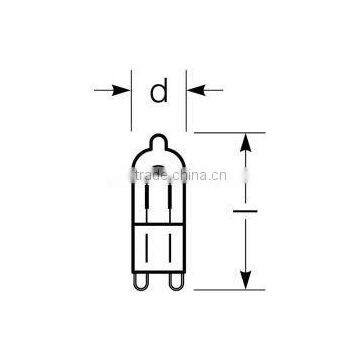 G9 Halogen Lamp ERP2000Hours