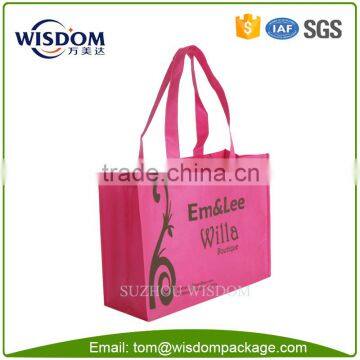 custom logo foldable non woven tote bag