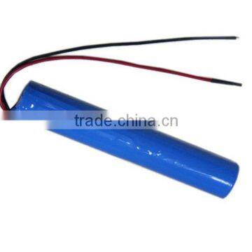 lithium ion battery pack 18650 1s2p 3.7v&4.2v 6000mah