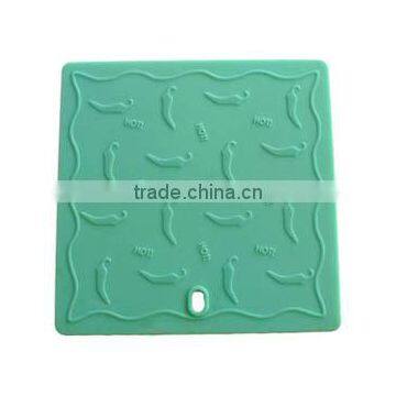 2016 Good Quality Kitchen Silicone Cutting Board -Green