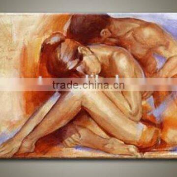 Couple Nude Male Sexy Body Picture Canvas Art Oil Paintings