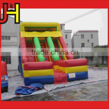 100% PVC Tarpaulin Promotion Giant Adult Size Inflatable Slide For Sale