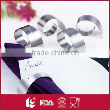 High quality bulk wholesale stainless steel napkin ring