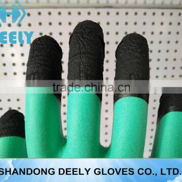 high quality latex coated safety glove double dipped