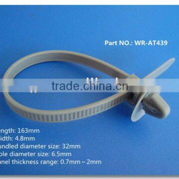 Plastic nylon PA66 cable ties for auto parts