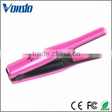 New hot selling products mini hair straightener with battery