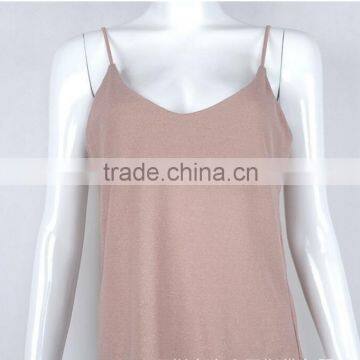 Bonvatt 2017 Low - Cut Vest Summer Fashion Hot Sale Women Casual Cotton VEST Top Tank Sleeveless Shirt photo-3