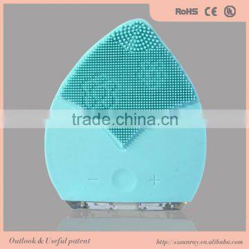 best selling wallpaper galvanic current beauty device scalp cleansing brush electric facial cleansing brush