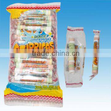 China Manufacturer various fruit flavor healthy sweet ring roll candy