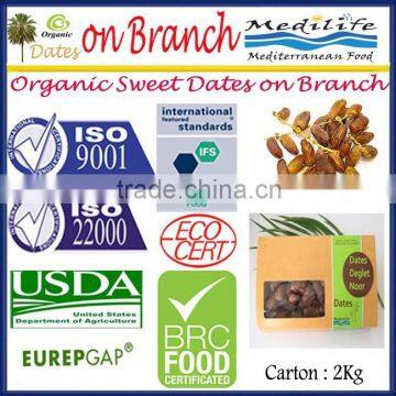Organic Sweet Dates on Branch. Organic Sweet Dates. Organic Sweet Dates 2 Kg