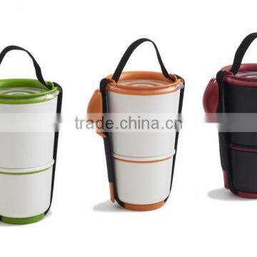 Freeze Breakfast Box Fruit Yogurt Milk Cream Liquids Cereal Lunch Container Cold photo-3
