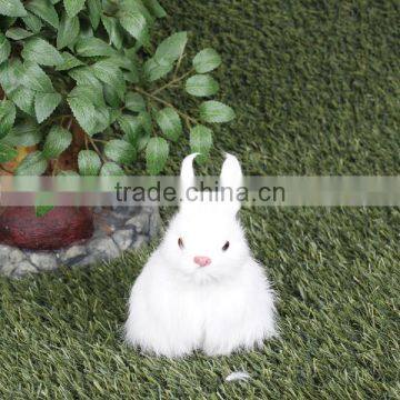 Easter Bunny Furry Animal Handmade Easter Decoration Magnet Rabbit photo-4