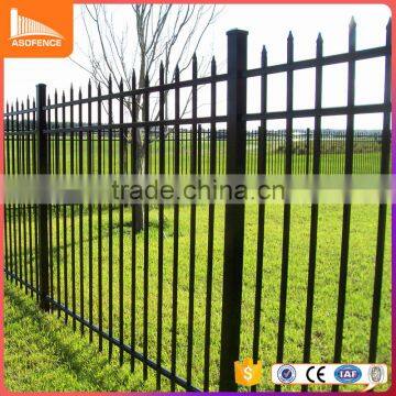 Garden iron steel fence