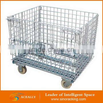 Aceally Heavy duty steel pallet cage wholesale high quality box pallet