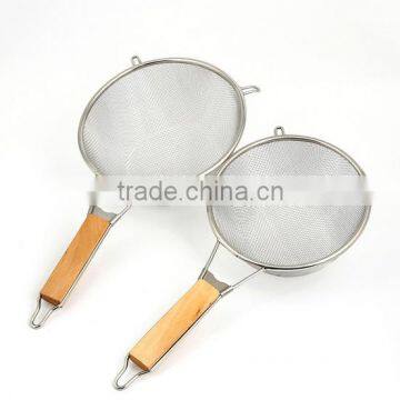 Set of 3 Fine Mesh Stainless Steel Strainers