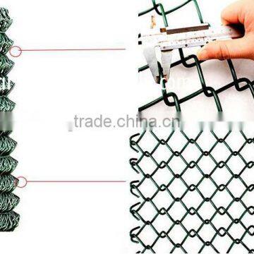 Professional produce PVC coating chain link fence for stadium