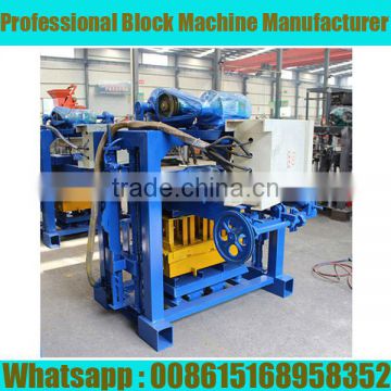 QT40-2 small fly ash brick machine in Peru