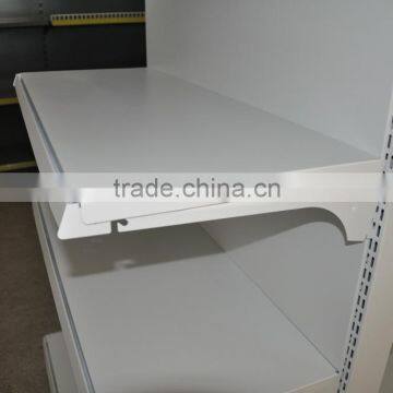 supermarket display stand type shelves with supports