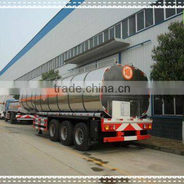 Stainless steel trailer 50mt for liquide transport