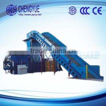 Semi-Automatic Press Waste Cardboard baler for recycling