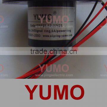 OD 22mm 4 circuits 2A and 6A electrical contacts with CE, certificated Capsule Slip Ring