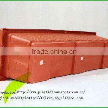 Rectangular Vertical Plastic Garden Planters and Flower Pots photo-2