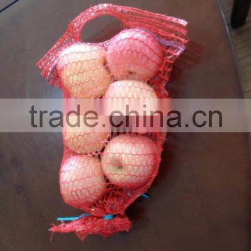 Hand Bags/raschel bag /mesh bag/fruits bag/vegetable/handel raschel mesh bag used for vegetable and f