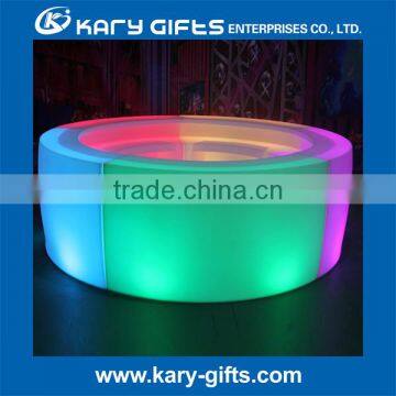 led bar counter/led reception desk/front desk/led restaurant furniture