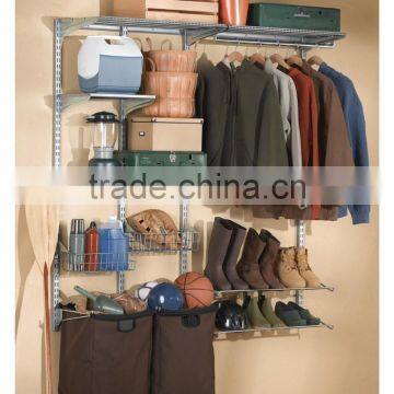 Storability Garment Wall Mount Storage System with drying rack and laundry functional