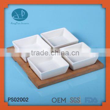 2017 hot new products,white ceramic divide soup bowl/tray tableware for restaurants price