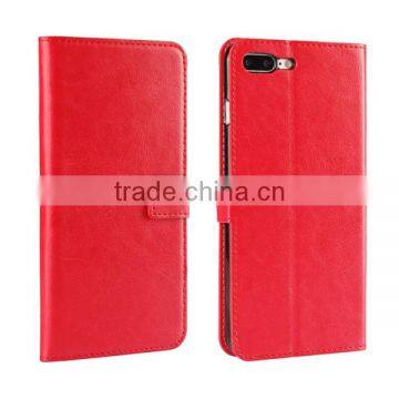 Crazy Horse Pattern PU Leather Wallet Flip Phone Case for IPhone 7 Plus photo-3