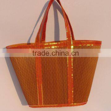 High quality best selling bamboo shopping bag WITH HANDLE from vietnam